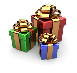 gift box made in 3D