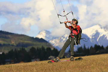 Mountain board - Kite board