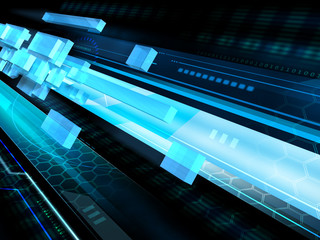 Obraz premium Technology background