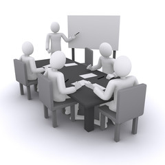 Business meeting, board