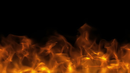 Stylized tileable and loopable flame plate