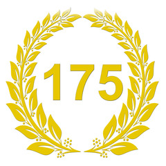 Lorbeerkranz Gold - 175