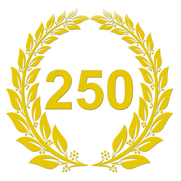 Lorbeerkranz Gold - 250