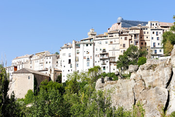 Naklejka premium hanging houses, Cuenca, Castile-La Mancha, Spain