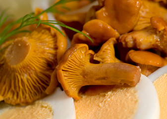 Marinated mushrooms