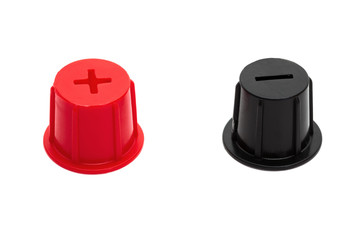 Red positive and Black negative