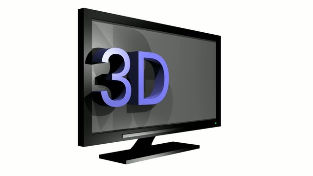 Flatscreen 3D TV