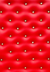Red leather pattern with knobs,Texture for Background