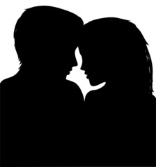 Coppia Amore San Valentino-Valentine's Day Lovers-2-Vector