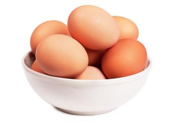 Eggs in a bowl