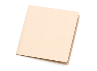 Fototapeta premium close up of a folded card