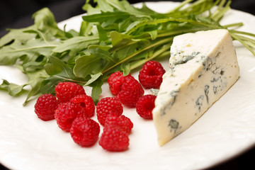 cheese and raspberry