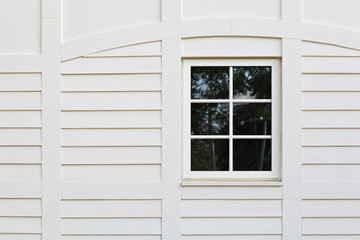 Fototapeta premium window on white wall