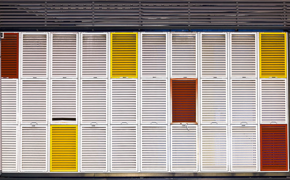 multiple colors shutters