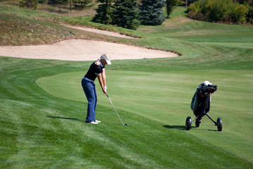Obraz premium Golferin
