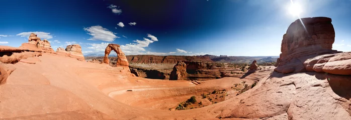 Foto op Canvas Delicate Arch Panorama VX © oscity