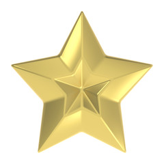 Golden Christmas star