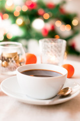 coffee on Christmas morning