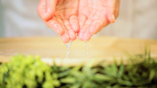 Frash Spa Water as Symbol of Cleansing