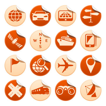 Navigation & transport stickers