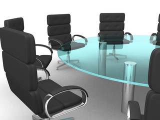 3d round conference room