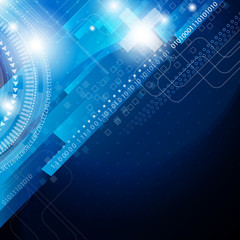 Digital Card with Abstract Background