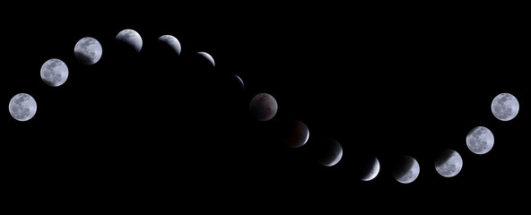 Fototapeta premium Lunar eclipse