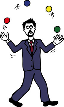 recommend clip art: Juggling Man