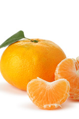 Segments and the whole tangerine