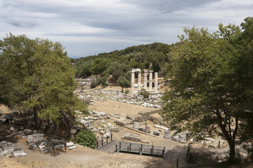Fototapeta na wymiar Sanctuary of the Great Gods - Samothraki, Greece