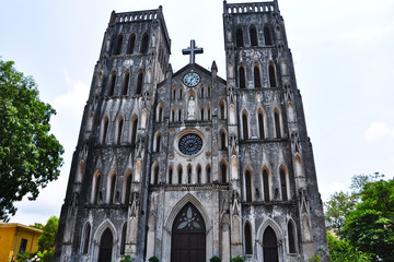 Saint Joseph Cathedral, a Roman Catholic cathedral in Hanoi Veit