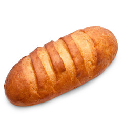 delicious loaf of isolated
