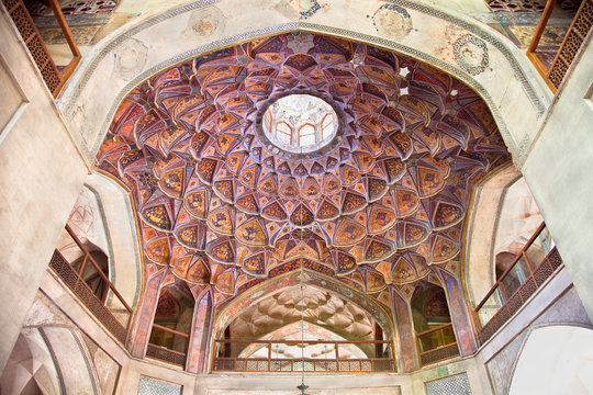 Dome of  Hasht Behesht Palace  , Esfahan, Iran