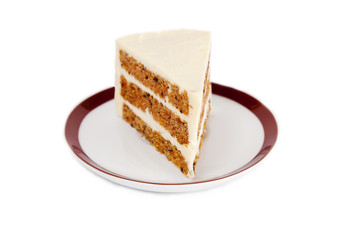 Piece of carrot cake