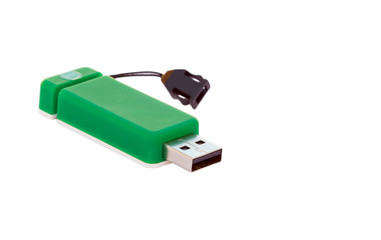 USB flash disk isolated