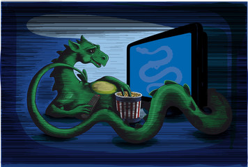 Dragon watch TV