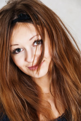Naklejka premium Young girl