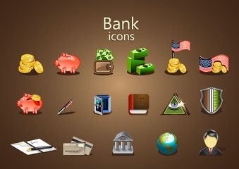 bank icons