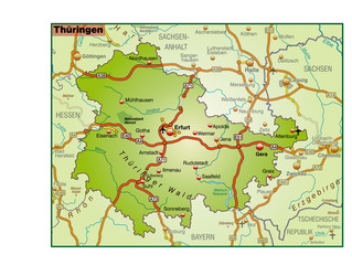 Thüringen Umgebung bunt