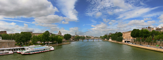 Fototapeta na wymiar Panoramic view on Paris.