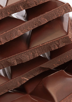 Stack Of Chocolate Pieces