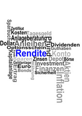 Wortwolke Rendite