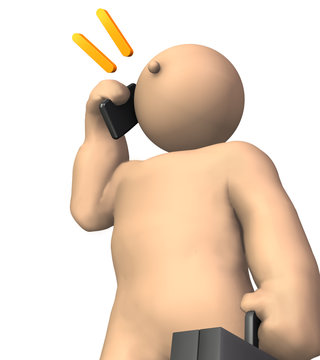 Businessman on the phone