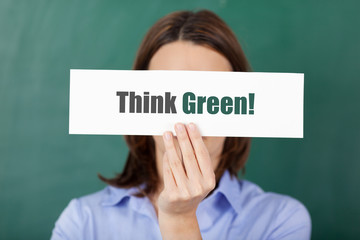 think green