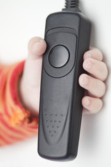 Baby hand with controler bottom © anekoho