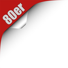 Seitenecke rot links 80ER