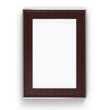 wood metal  frame with path
