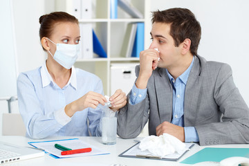 Obraz premium Care of business partner