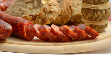 Romanian smoked sausages