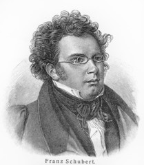 Franz Schubert - obrazy, fototapety, plakaty